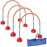 PawHut Agility Set Hunde 4-teiliges befüllbar Agility-Ausrüstung für Hundetraining...