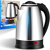Retoo Wasserkocher 1500W 1.8L Wassertank, Elektrischer Teekocher, Reisewasserkocher, Wasser Kocher...