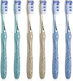 Oralphi Zahnbürste Extra Clean, Handzahnbürste mit mittelharten Borsten erreicht die...