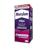 Metylan Vlies, Tapetenkleister für Vliestapeten mit glatter oder strukturierter Rückseite, einfach...