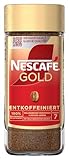 NESCAFÉ GOLD Entkoffeiniert, löslicher Bohnenkaffee, Instant-Kaffee aus erlesenen Kaffeebohnen,...