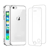 NEW'C Hülle für iPhone 5, iPhone 5S und iPhone Se 2016 Ultra Transparent Silikon Weiches TPU Gel...