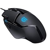 Logitech G402 Hyperion Fury Gaming-Maus mit 4K DPI optischem Sensor, 8 programmierbare Tasten, Taste...