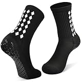 YCQQPRO Grip Socken Fussball Herren Damen, 1/3 Paar Atmungsaktiv Rutschfest Fußball Socken, Unisex...