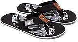 Tommy Hilfiger Herren Flip Flops Essential Th Beach Sandal, Schwarz (Black), 45