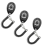 Diyife Hunde Clicker, Trainings-Clicker mit Großem Knopf und Handschlaufe, Klicker Set für...