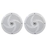 ZYNCUE Für Wohnmobil-Marine-Lautsprecher, wasserdichter 2-Wege-Außenlautsprecher, 180 W für...