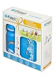 Fizzii Geschenkset Pausenset Delfin (Trinkflasche 600ml + Lunchbox + Ersatztrinkverschluss, im...