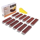 Shineboc 120 Stück Schleifpapier mit 90x30 mm Schleifklotz Set, Mini Schleifwerkzeuge,...