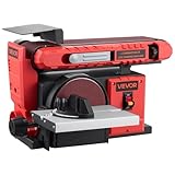 VEVOR Band-Tellerschleifer 400 W, 152,4 mm Tellerschleifer & 101,6x914,4 mm Bandschleifer, mit...