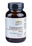Belenus Vital Curcumin Liquid 60 Kapseln - Nahrungsergänzung Curcuma-Kapseln –...