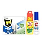 Autan und Raid Kombi-Pack, ideal zum Schutz gegen Mücken auf Reisen, Travel Essentials, 3er Pack...