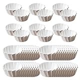 Muffinförmchen zum Backen | 50 Stück ölbeständiges Papier für Air Fryer | 10/15/20 cm,...