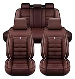 ZARUXCHA Auto Sitzbezüge für Audi A3 2005-2023 2024 2025, Leder Autositzbezüge Sets, 5 Sitzer...