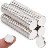 FPMYB 60 Stück Magnete Stark 10x3mm, Neodym Magnete Extra Stark Kleine Magneten Runde Magnet Starke...