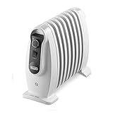 De'Longhi Radiator TRNS0808M – Kompakt mit stufenloser Temperaturregelung, 800 W Heizleistung und...