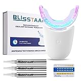 Bleaching Zähne Teeth Whitening Zahnaufhellung - Blisstaar Zahn Bleach Set mit 32X LED Bleichen...