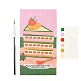 Aquarell-Papierblock, Mehrzweck-Aquarell-Malblock, tragbares Aquarell-Malbuch für Kinder und...