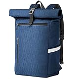 Wiserset Fahrradtasche für Gepäckträger, 22L Fahrradtaschen Rucksack für Herren, Multi-Fach...