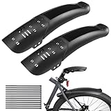 MEGHNA Fahrrad Schutzblech Set Vorne und Hinten Bike Fender Universal Schutzbleche Fuer MTB Rennrad...