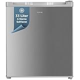 homeX Mini Gefrierschrank, Gefriertruhe klein - 33L Nutzinhalt, 4-Sterne Gefrierbox, freistehend,...