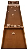 Engelhart - 340668 - Deluxe Shuffleboard Premium aus Holz - Länge: 2 m - Helle Oberfläche - Basis...