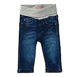Staccato Jeans Baby Unisex - Pull On, weich, elastischer Umschlagbund, strapazierfähig - Mid Blue...