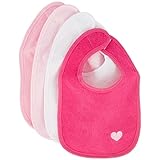 Bieco Baby Lätzchen 4er Pack abwaschbar | Baby Lätzchen Wasserdicht | Schlabberlatz Baby |...