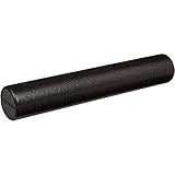 Amazon Basics Hochdichte Schaumstoffrolle, rund - 90 cm, Schwarz