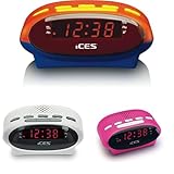 iCES ICR‑210 Kids Uhrenradio + 2X ICR‑210 FM Radiowecker 3er Set – Kinderwecker & Standard...