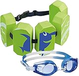 Beco Schwimmgürtel (grün + Schwimmbrille blau)