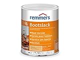 Remmers Bootslack farblos, 0,75 Liter, Hochglänzender Speziallack für Holz, Klarlack, auch für...