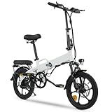 Elektrofahrräder Klappbar,16 Zoll Elektrofahrrad 7.8Ah Akku,250W E-Bike mit 2.6H Schnellladung,3...