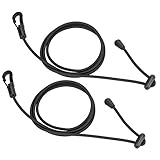 Tbest Kajak Paddel Sicherheitsleine, 2 STÜCKE Strapazierfähiger Gummi-String Elastische Bootfahren...