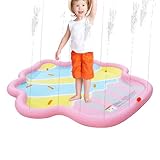 Sprinklermatte für Hunde, Spritzkissen, Wasserspielzeug, tragbare Outdoor-Wasseraktivität für...