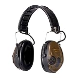 3M Peltor SportTac Gehörschutz grün - Intelligente Ohrschützer mit aktiver Schalldämmung...