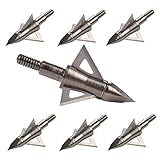ELONG OUTDOOR Jagdspitzen Pfeilspitzen 100 Grains Broadheads Bogenschießen Carbonpfeile Jagd...