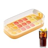 Eiswürfelform Mit Deckel | Wiederverwendbare Eiswürfelbehälter - Großvolumige Flexible Form Für...