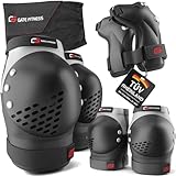 GATE FITNESS® Protektoren Set für Kinde & Erwachsene - Schutzausrüstung Set [6 Teilen]...