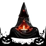 Halloween-Teelichthalter | Kerzenständer mit Kapuze | gruseliger Gothic-Kerzenhalter | für...