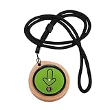 Yardwe Kompakter Holzk Compass für Schüler Tragbarer Outdoor Kompass mit Lanyard für Camping...