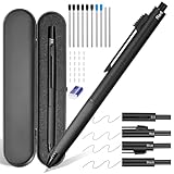 AUAUY 4-in-1-Schreibgerät mit Kugelschreiber und Druckbleistift, Kugelschreiber mit 3 Feinen...