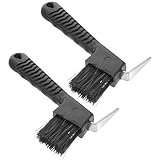 LIGHTAOTAO Pferdebürste und Hufkratzer 2 Stück mit Praktischem Kunststoffgriff Geeignet für...