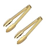 Laluky Servierzange, Küchenzange, Edelstahl, Servierzange für Lebensmittel, Kaffee, Süßigkeiten,...