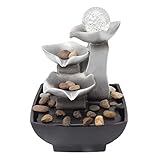 Brunnenornament. 5V Steingarten Wasser Brunnen Tisch Brunnen Wasserfall Fließendes Wasser Desktop...