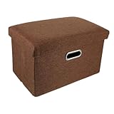 Garneck Multifunktionaler Aufbewahrungsstuhl mit Stabilem Sitz Kreativer Aufbewahrungsbox für...