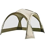 Pavillon Zelt, 3,5m x 3,5m inkl. Seitenwänden, Shelter als Sonnenschutz oder Regenschutz für...
