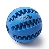 PetPäl Hundeball mit Zahnpflege-Funktion Noppen Hundespielzeug aus Naturkautschuk - Robuster Hunde...