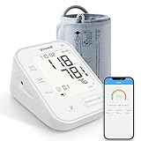 yuwell Oberarm-Blutdruckmessgerät große Manschette für 22-45 cm, mit Bluetooth-Übertragung,...