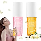 2 Stück Parfüm Bodyspray Damen Geschenkbox,Parfümnebel für Haar und Körper,Body Spray...